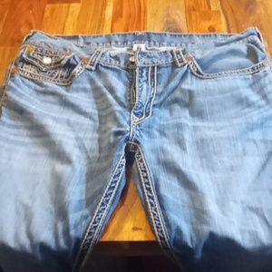 MENS TRUE RELIGION STRAIGHT FLAP SN ROPESTITCH SIZE 40